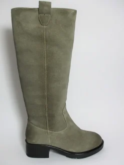 Stivale camoscio donna BEA taupe<Apepazza New