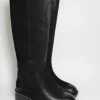 Stivale pelle donna BEA nero<Apepazza Clearance
