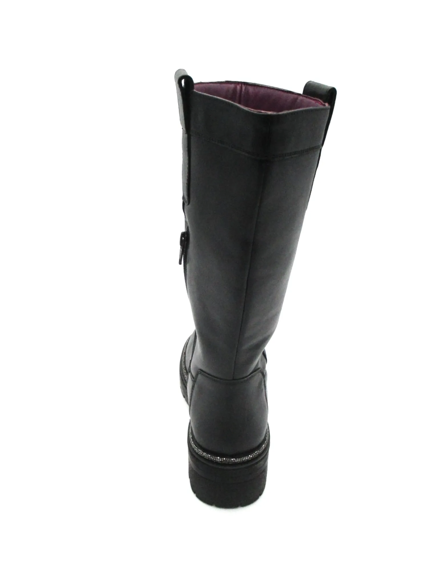 Stivale pelle donna Black - Cassandra -<Apepazza Clearance
