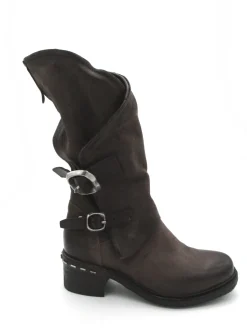 Stivale pelle donna A52308 Fondente<As98 Online