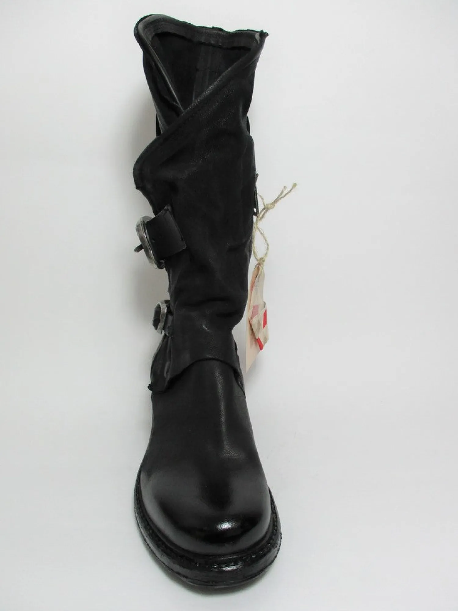 Stivale pelle donna A52308 Nero<As98 New