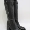 Stivale pelle donna 5003 nero<Fru.it Fashion