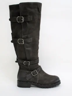 Stivale pelle donna 190355 ebano<Mjus Discount