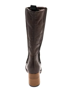 Stivale pelle donna P26305 Moka<Mjus Discount
