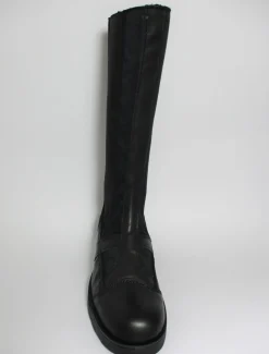 Stivale pelle donna 101170 nero<Oxs Best