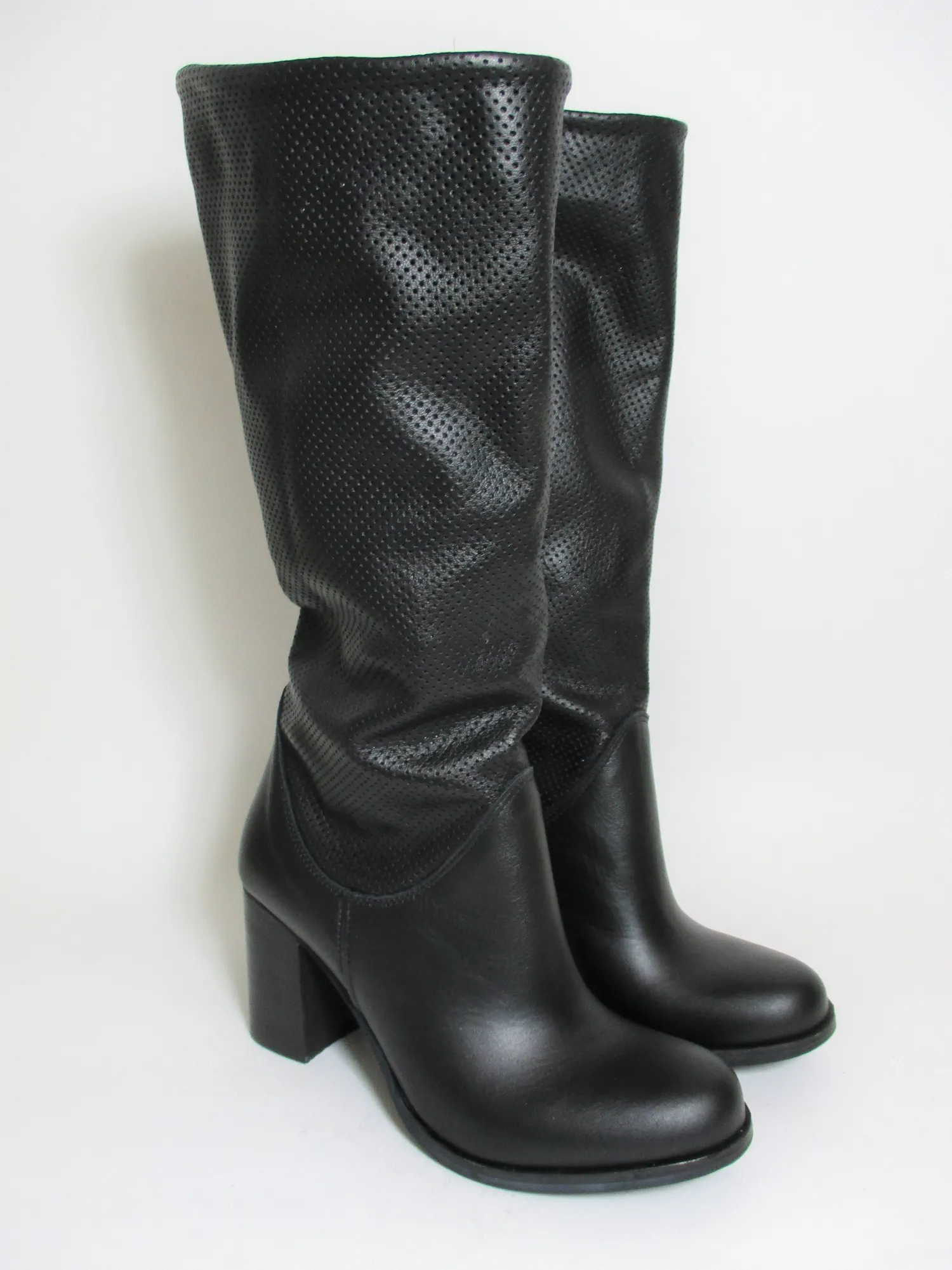 Stivale pelle donna Rebel DELIA nero<Valery Calzature New