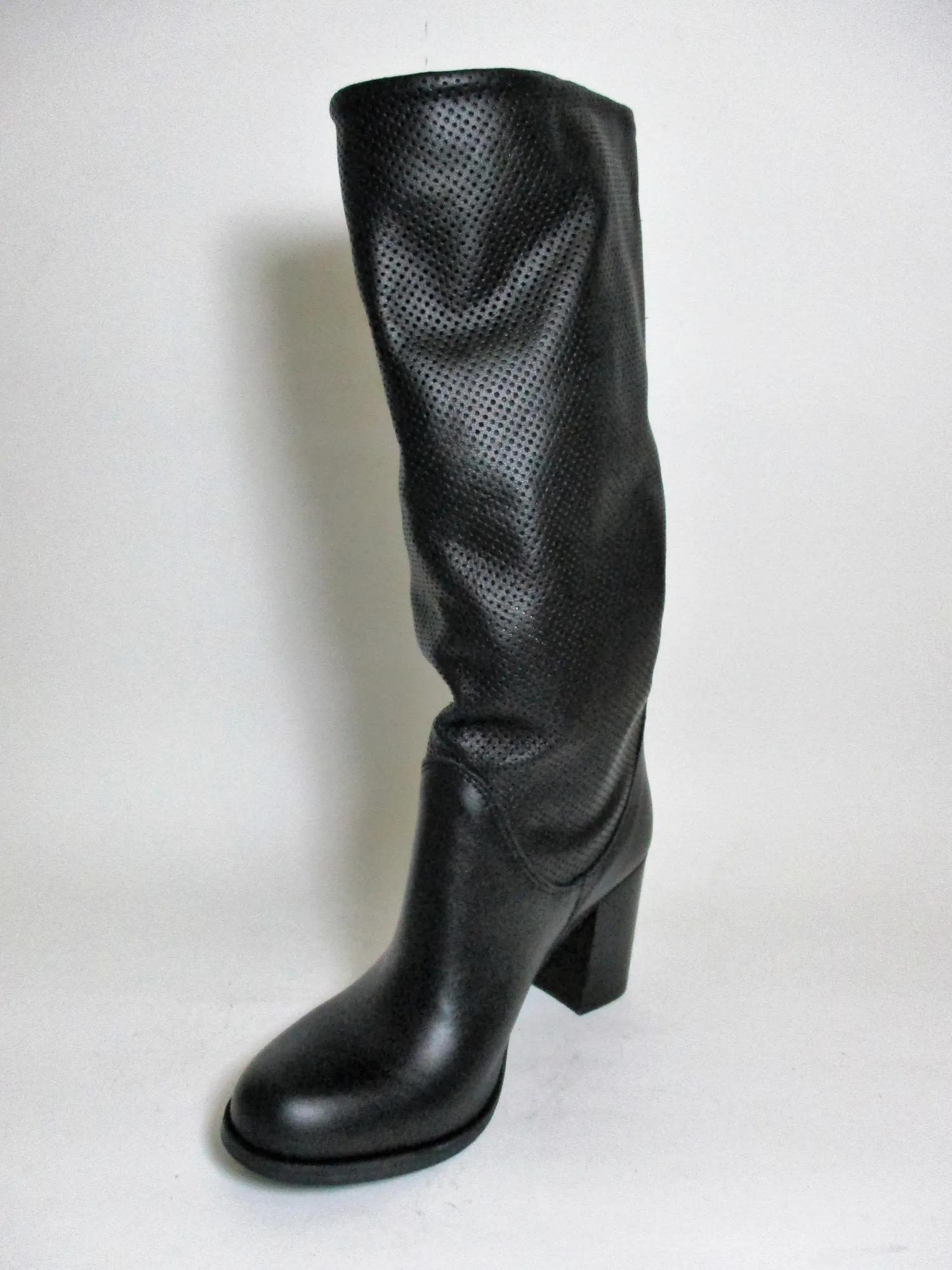 Stivale pelle donna Rebel DELIA nero<Valery Calzature New