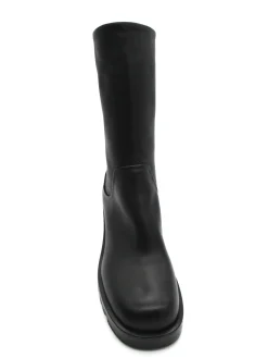 Stivale pelle donna Black - A5473 -<Strategia Fashion