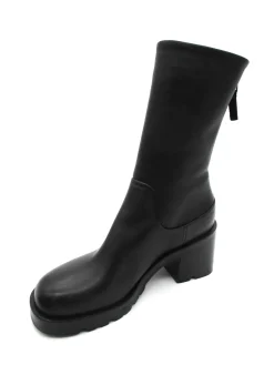 Stivale pelle donna Black - A5473 -<Strategia Fashion