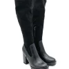 Stivale semilpelle stretch donna 9950 nero<Cafènoir Clearance