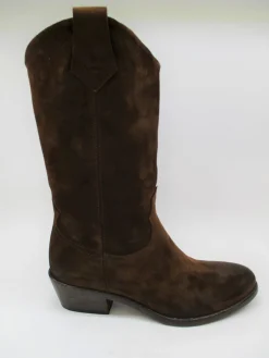 Stivale texano camoscio donna 6446 testa di moro<Fru.it Sale
