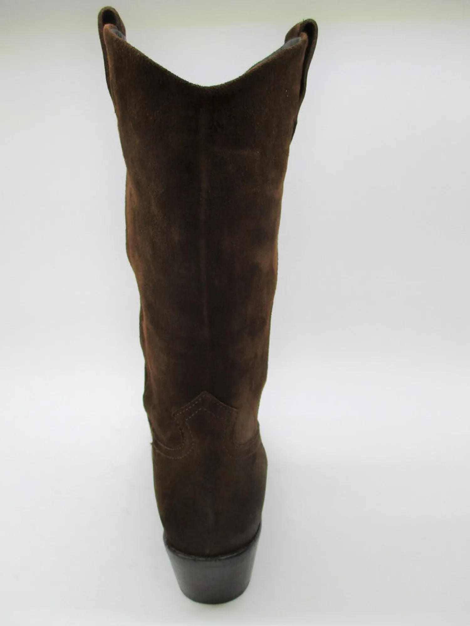 Stivale texano camoscio donna 6446 testa di moro<Fru.it Sale