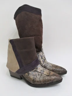 Stivale texano pelle donna 860231 marrone<AS98 Hot