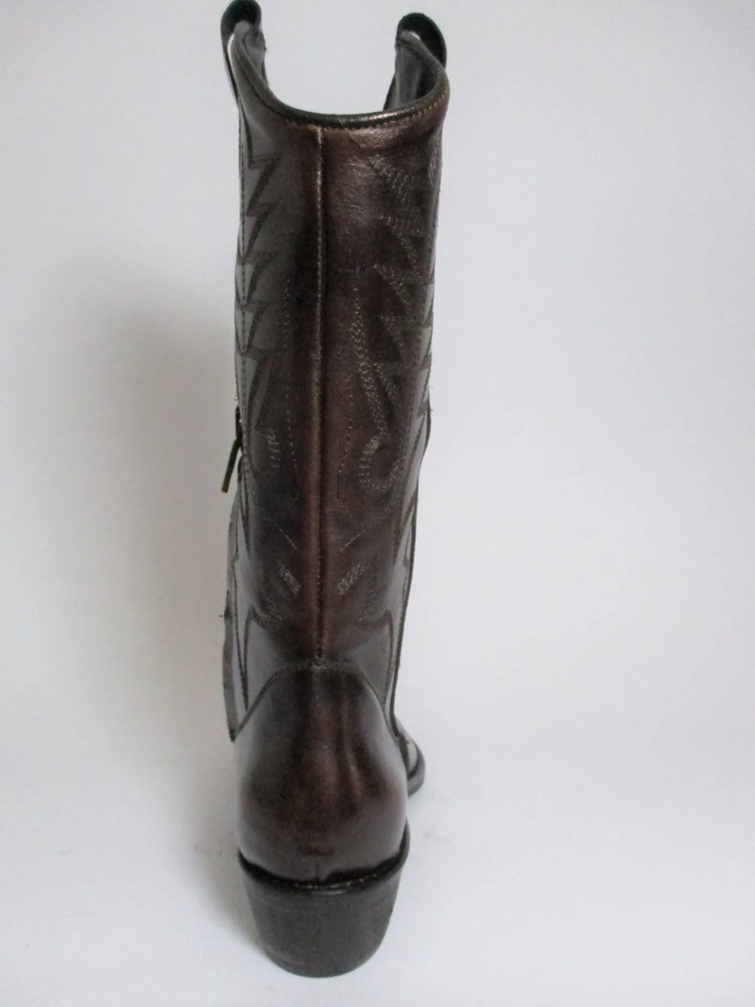 Stivale texano pelle donna 2046 testa di moro<Niche Sale