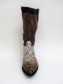 Stivale texano pelle donna 860231 marrone<AS98 Hot