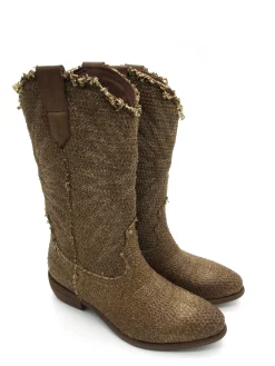 Stivale texano Canvas<Zoe Fashion