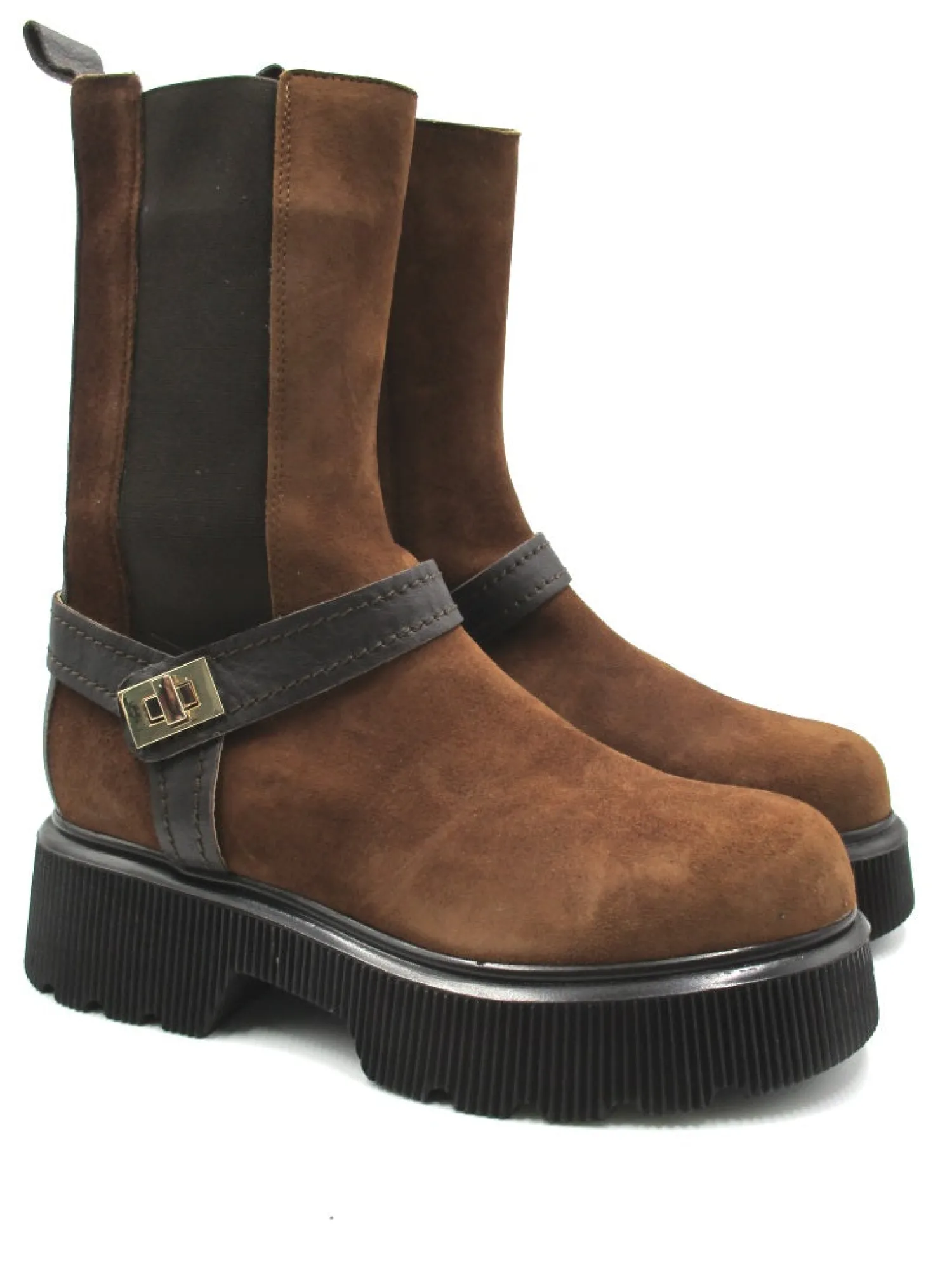 Stivaletto camoscio donna 2009 Cuoio<Albano Sale