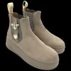 Stivaletto camoscio donna Combi Tortora - PIADA 04G -<Gio+ Clearance