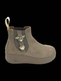 Stivaletto camoscio donna Combi Tortora - PIADA 04G -<Gio+ Clearance