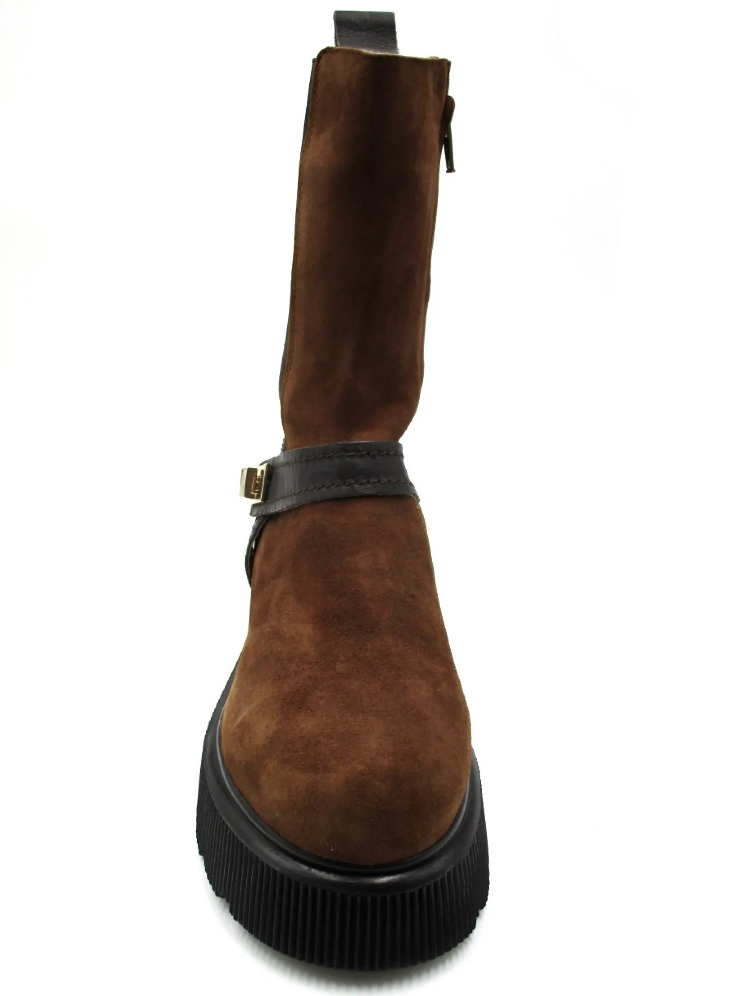 Stivaletto camoscio donna 2009 Cuoio<Albano Sale