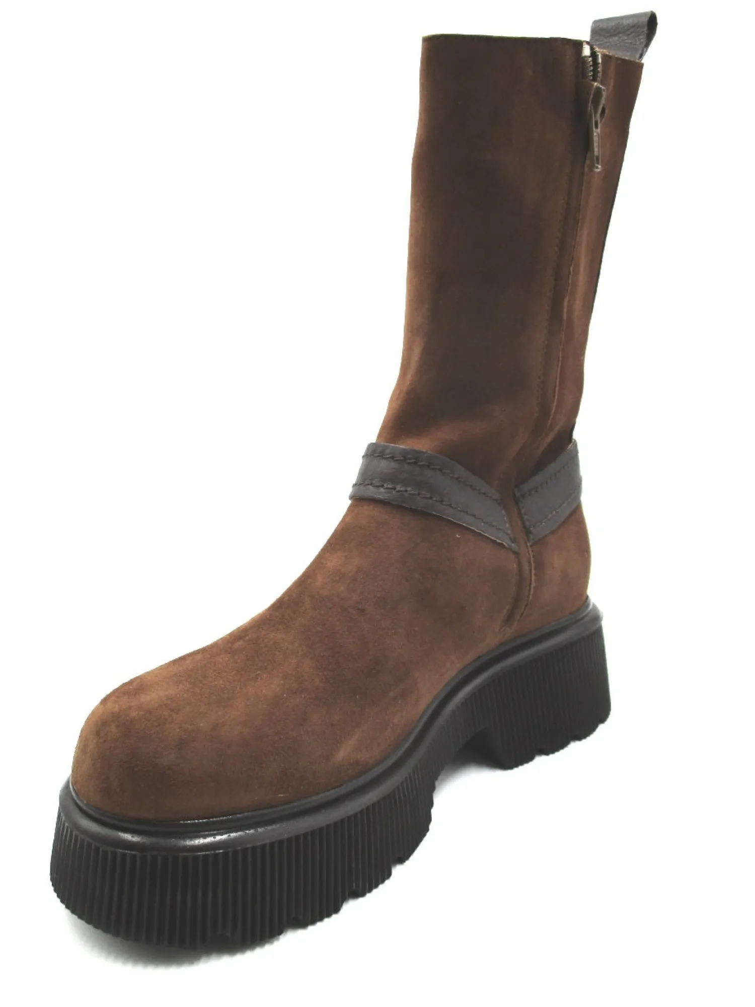 Stivaletto camoscio donna 2009 Cuoio<Albano Sale