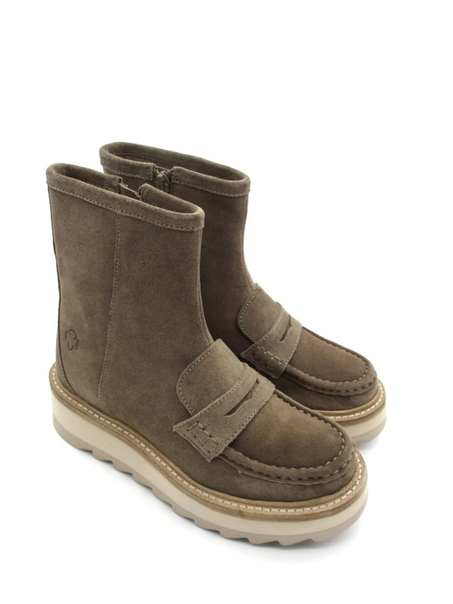 Stivaletto Clementine camoscio donna Tortora<Apepazza Best