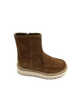 Stivaletto Clementine camoscio donna Cuoio<Apepazza Online