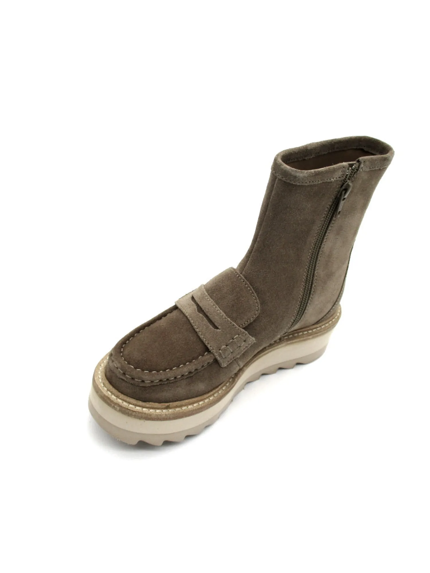 Stivaletto Clementine camoscio donna Tortora<Apepazza Best