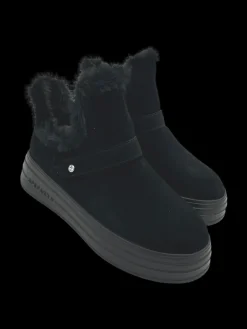 Stivaletto donna pelle scamosciata Black - Livia -<Apepazza Hot