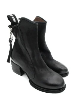 Stivaletto in pelle donna B01202 Black<AS98 Clearance