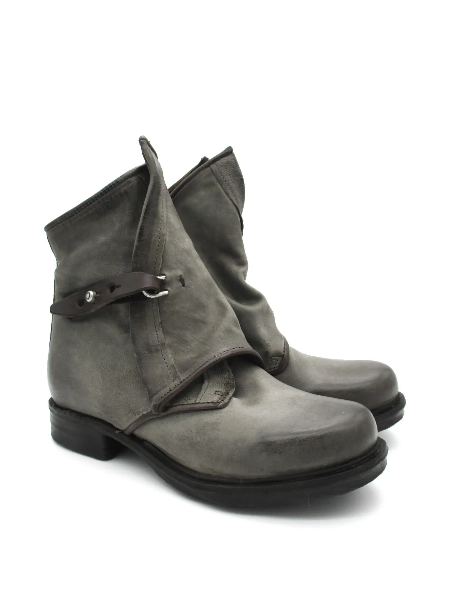 Stivaletto in pelle donna A50215 Cenere<AS98 Online