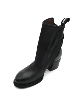Stivaletto in pelle donna B01202 Black<AS98 Clearance
