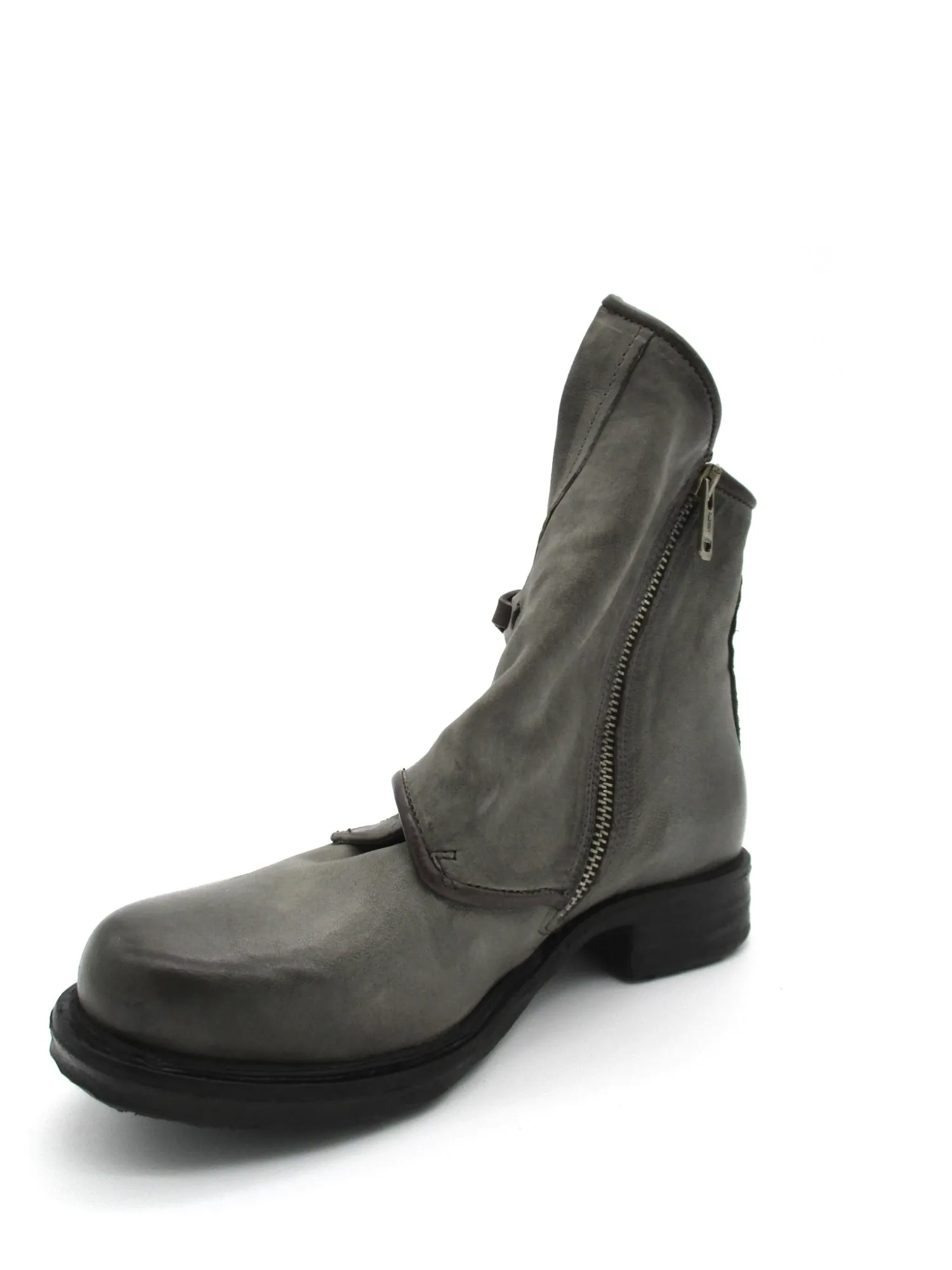 Stivaletto in pelle donna A50215 Cenere<AS98 Online