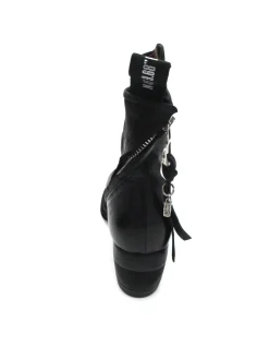 Stivaletto in pelle donna B01202 Black<AS98 Clearance