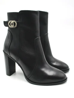 Stivaletto pelle donna 1029 nero<Albano Clearance