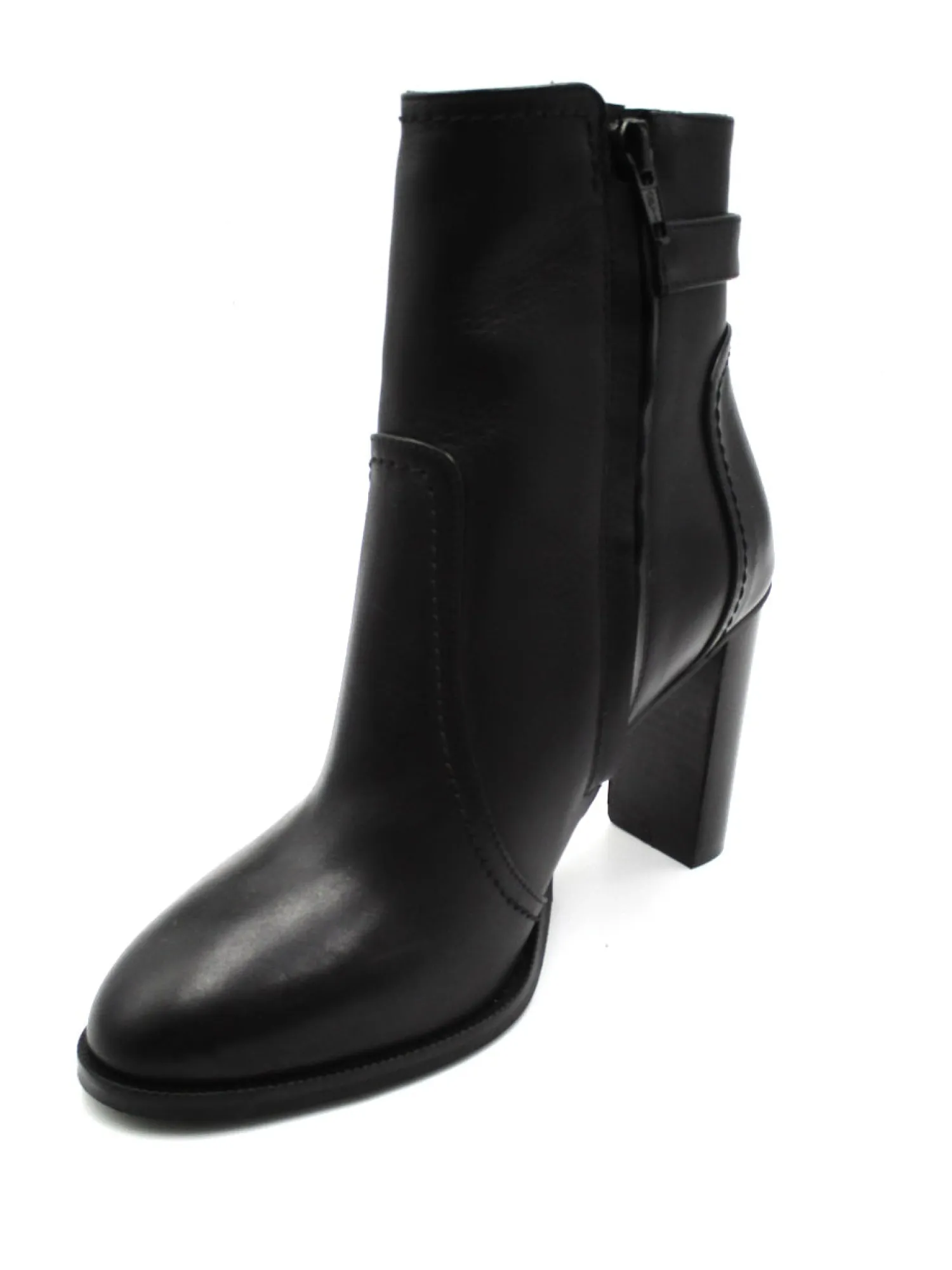 Stivaletto pelle donna 1029 nero<Albano Clearance