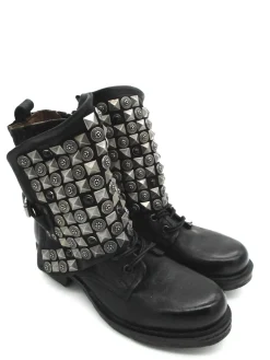 Stivaletto pelle donna Black - 259213 -<As98 Fashion