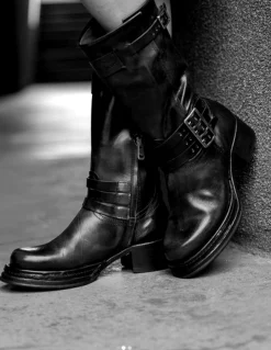 Stivaletto pelle donna - B52301 -<As98 Discount