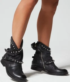 Stivaletto pelle donna Black - 207239 -<As98 Outlet