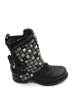 Stivaletto pelle donna Black - 259213 -<As98 Fashion