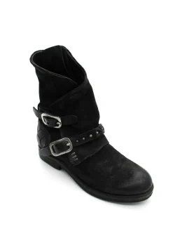 Stivaletto pelle donna Black - 207205 -<As98 Sale