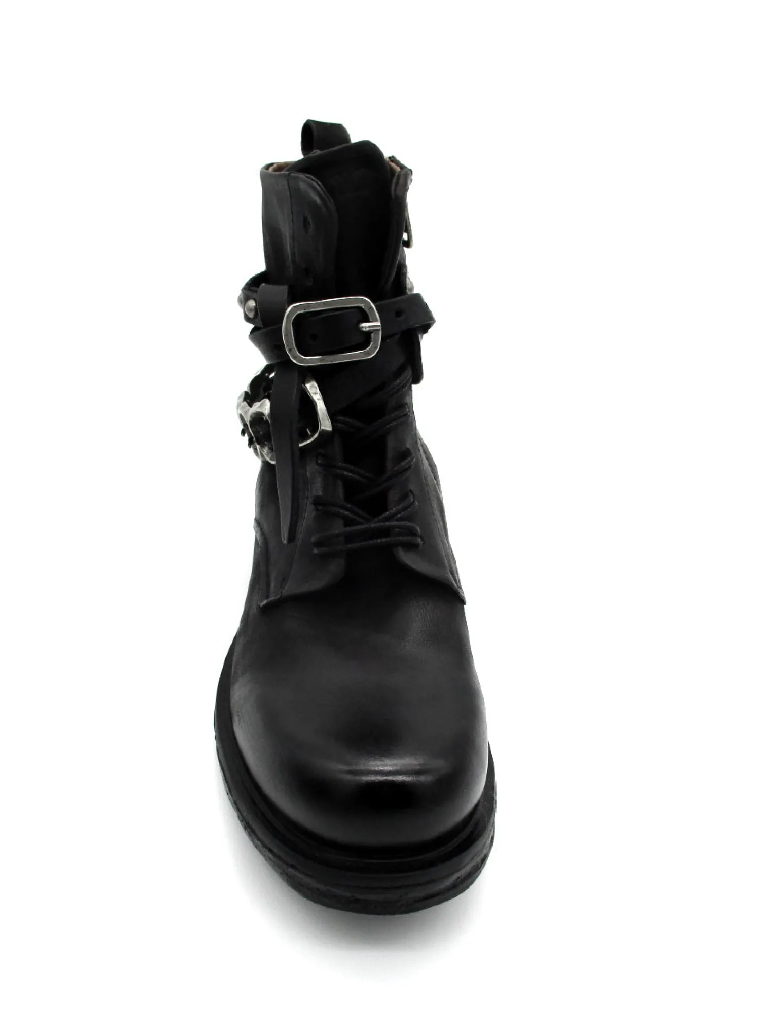 Stivaletto pelle donna A50211 Nero<As98 Clearance