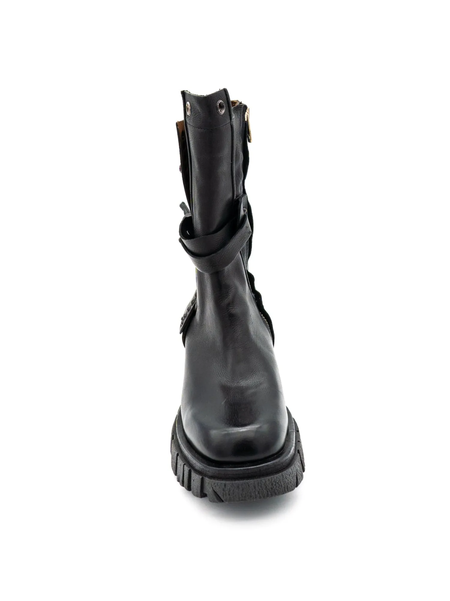 Stivaletto pelle donna A54202 Nero<As98 Best