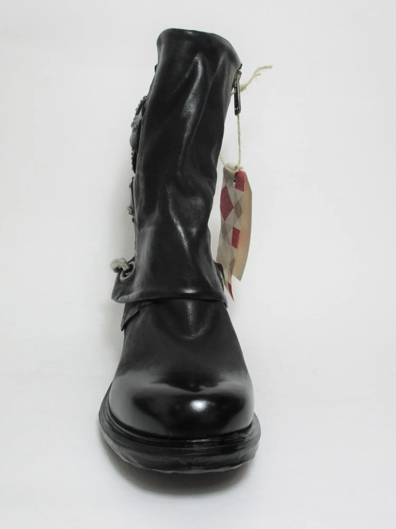 Stivaletto pelle donna A50202 Nero<As98 Discount