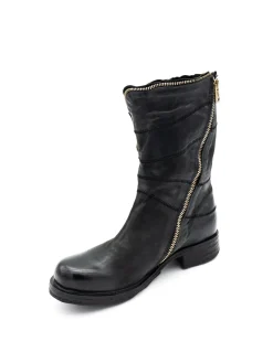 Stivaletto pelle donna A50214 Nero<As98 Discount