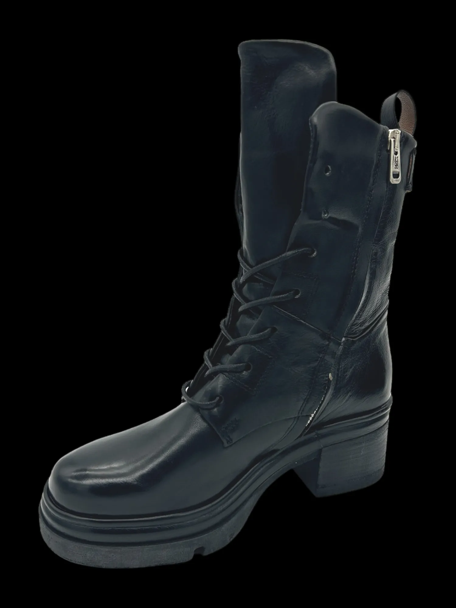 Stivaletto pelle donna Black - A89214 -<As98 Fashion