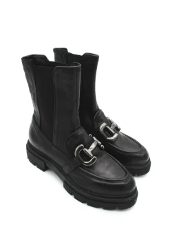 Stivaletto pelle donna P31204 nero<Mjus Outlet