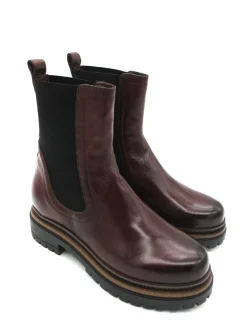 Stivaletto pelle donna Merlot - T60204 -<Mjus Sale