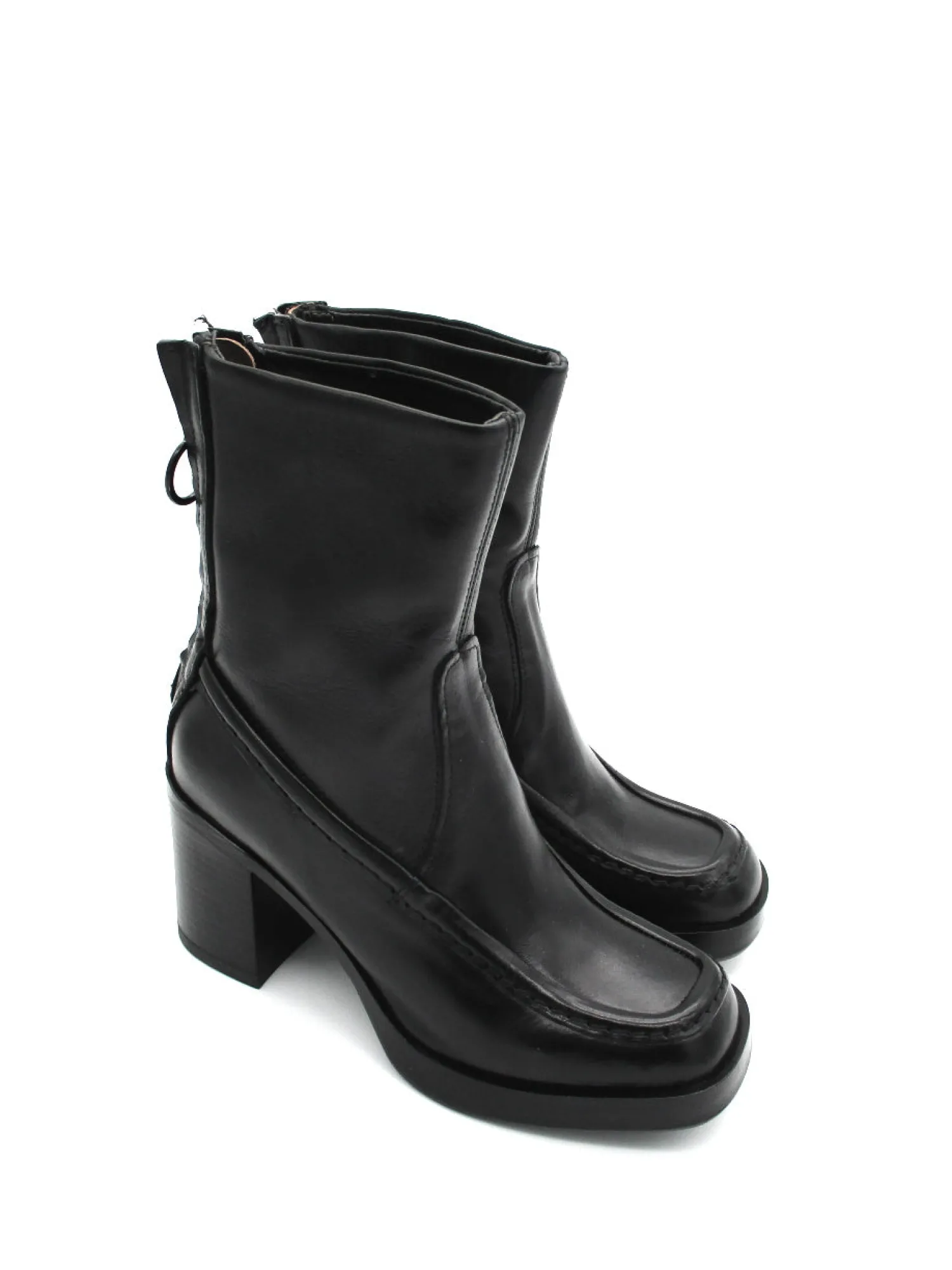 Stivaletto pelle donna P96202 Nero<Mjus Discount