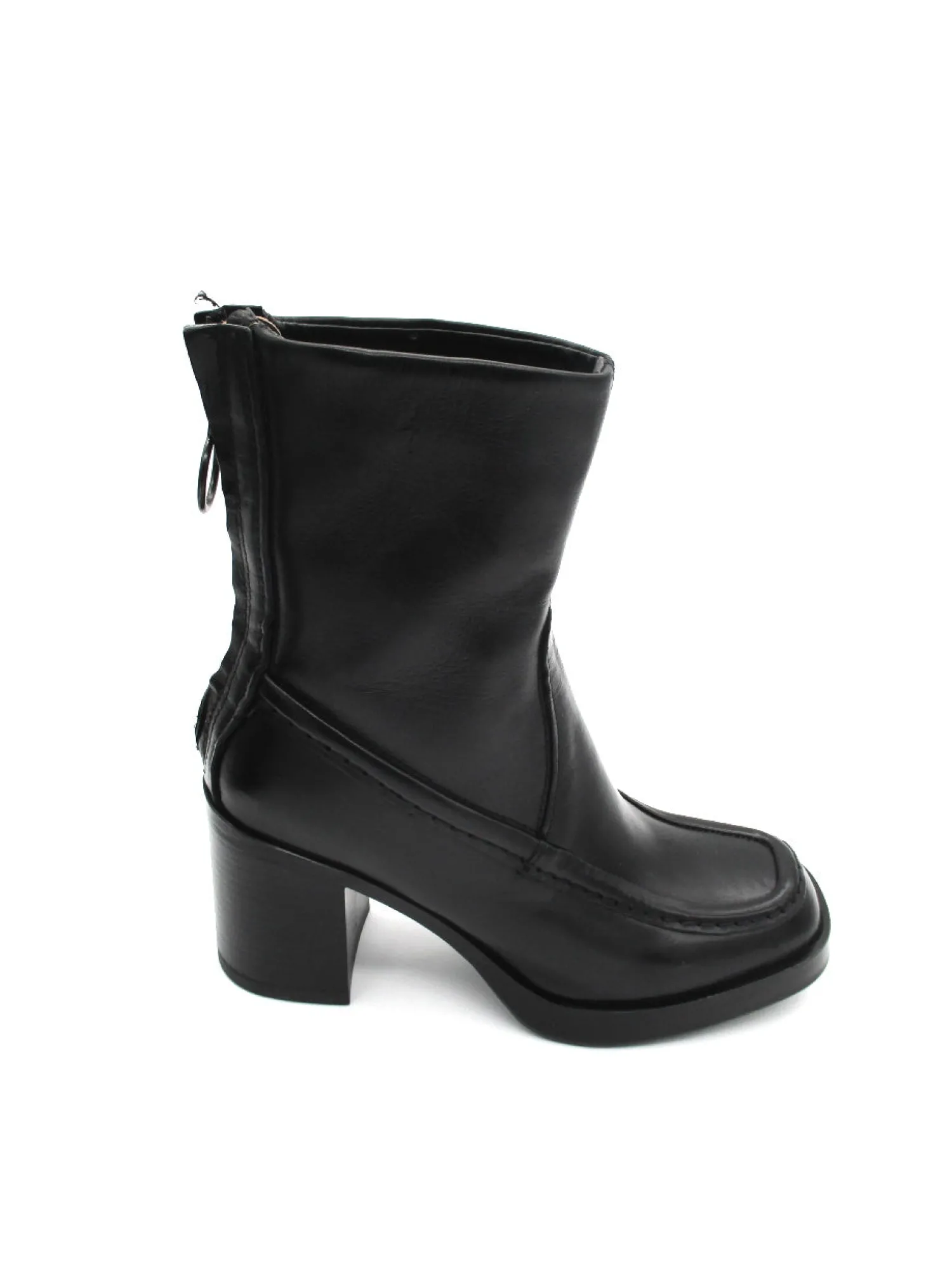 Stivaletto pelle donna P96202 Nero<Mjus Discount